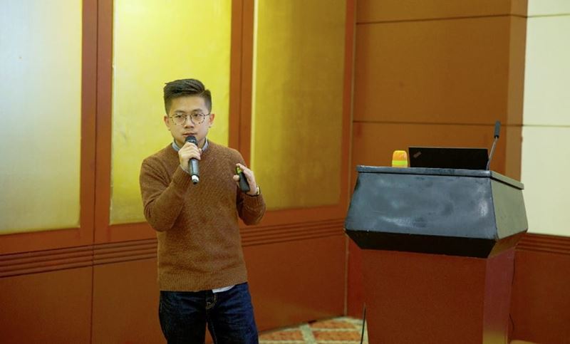 TüV南德交通服務部網絡安全產品經理黃清泉先生做介紹